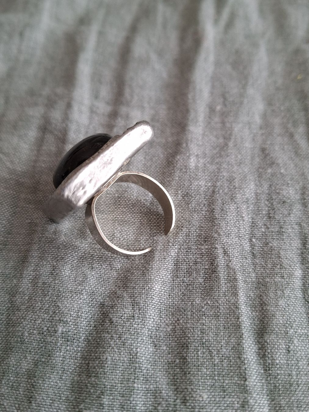 Anelli: Bague Argentée Design Brutaliste Scandinave – Nuovo (secondo la descrizione) da Lutry venduto da Sim_Sta 1