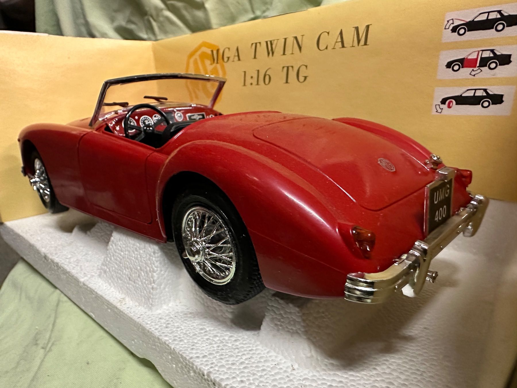 Polistil Modellini d'auto: Mga twin cam cabrio roadster gb oldtimer classic – Nuovo e nell'imballaggio originale da Reinach AG venduto da rares75 2