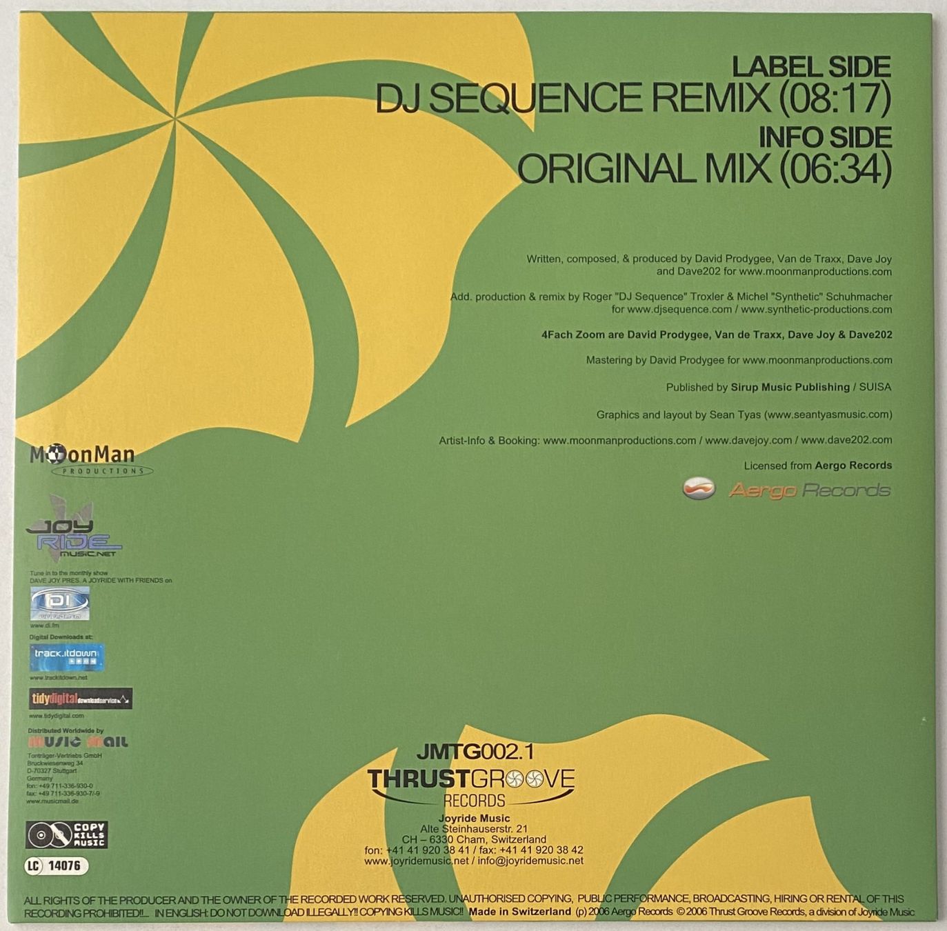 Schallplatten: 4Fach Zoom, Pixel One (Trance, Hard Trance) – Neu (gemäss Beschreibung) aus Flums von Empe1 1
