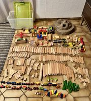 Grosse Holzeisenbahn Sammlung BRIO & andere Marken