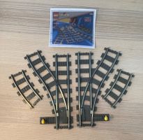 LEGO Eisenbahn 9V: 1 Paar Weichen 4531 (links/rechts)