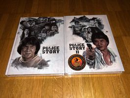 Police Story 1 & Police Story 2 - 2 MEDIABOOKS - B - UNCUT