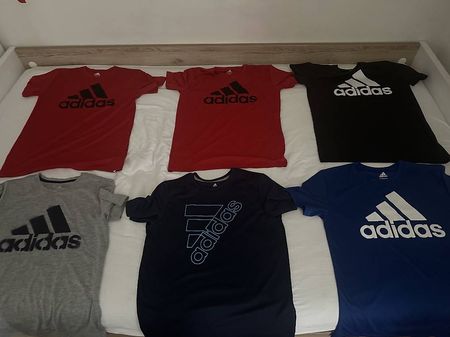 Lot de T-shirts (6) et shorts (3) Adidas