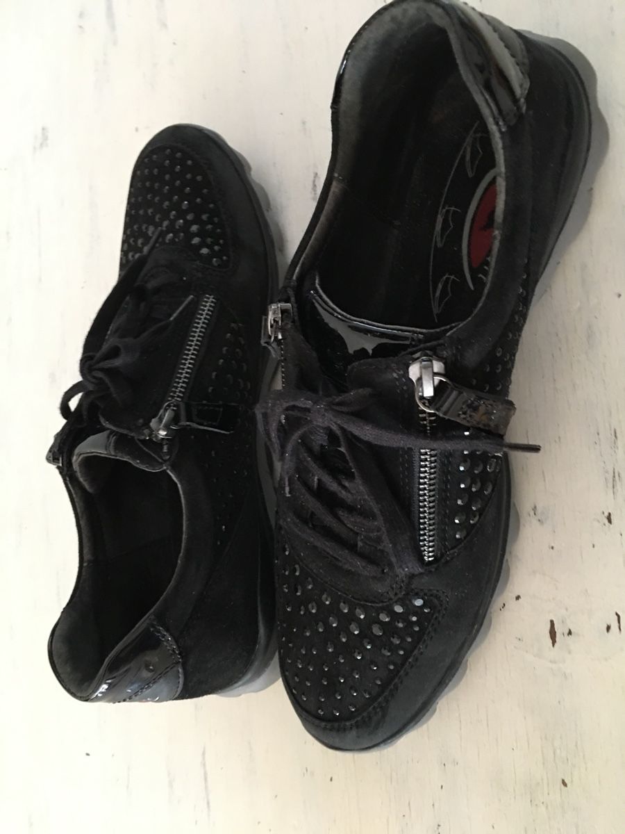 Gabor Damenschuhe: Gabor rollingsoft sensitive schwarz Gr. 42.5 ( 8.5 ) – Gebraucht aus Liestal von point2018 1