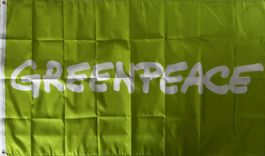 Greenpeace Fahne 150 x 90 Umweltschutz Grün Wald Aktivisten