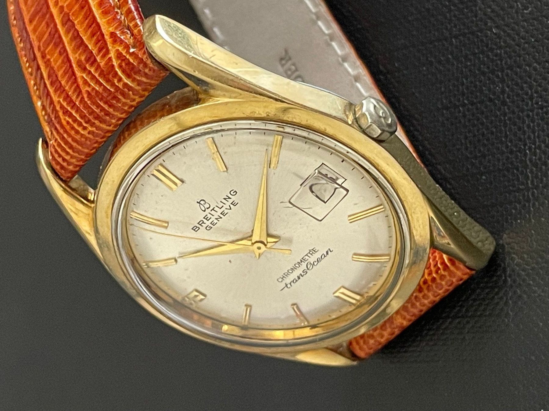 Breitling Orologi: BREITLING  Transocean   Chronometer Vintage 1960 er – Usato da Rodersdorf venduto da luculus46 2