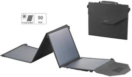 reVolt mobiles faltbares Solarpanel 50W