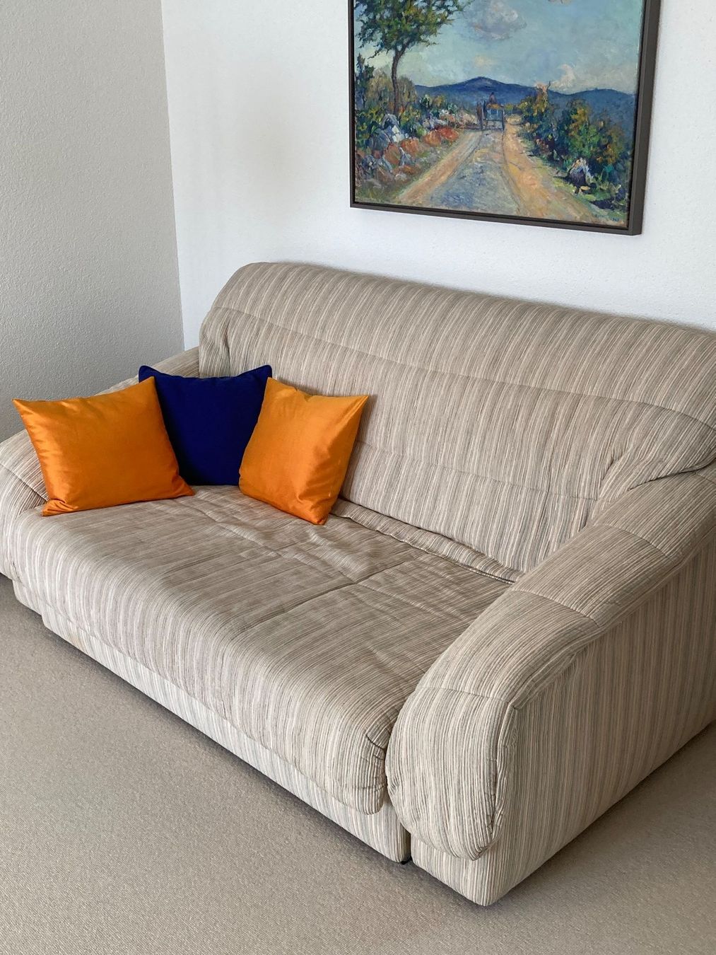 Divani: Gebrauchtes Sofa mit Bettfunktion und Stauraum zu verschenke – Usato da Wolfhausen venduto da braw 1