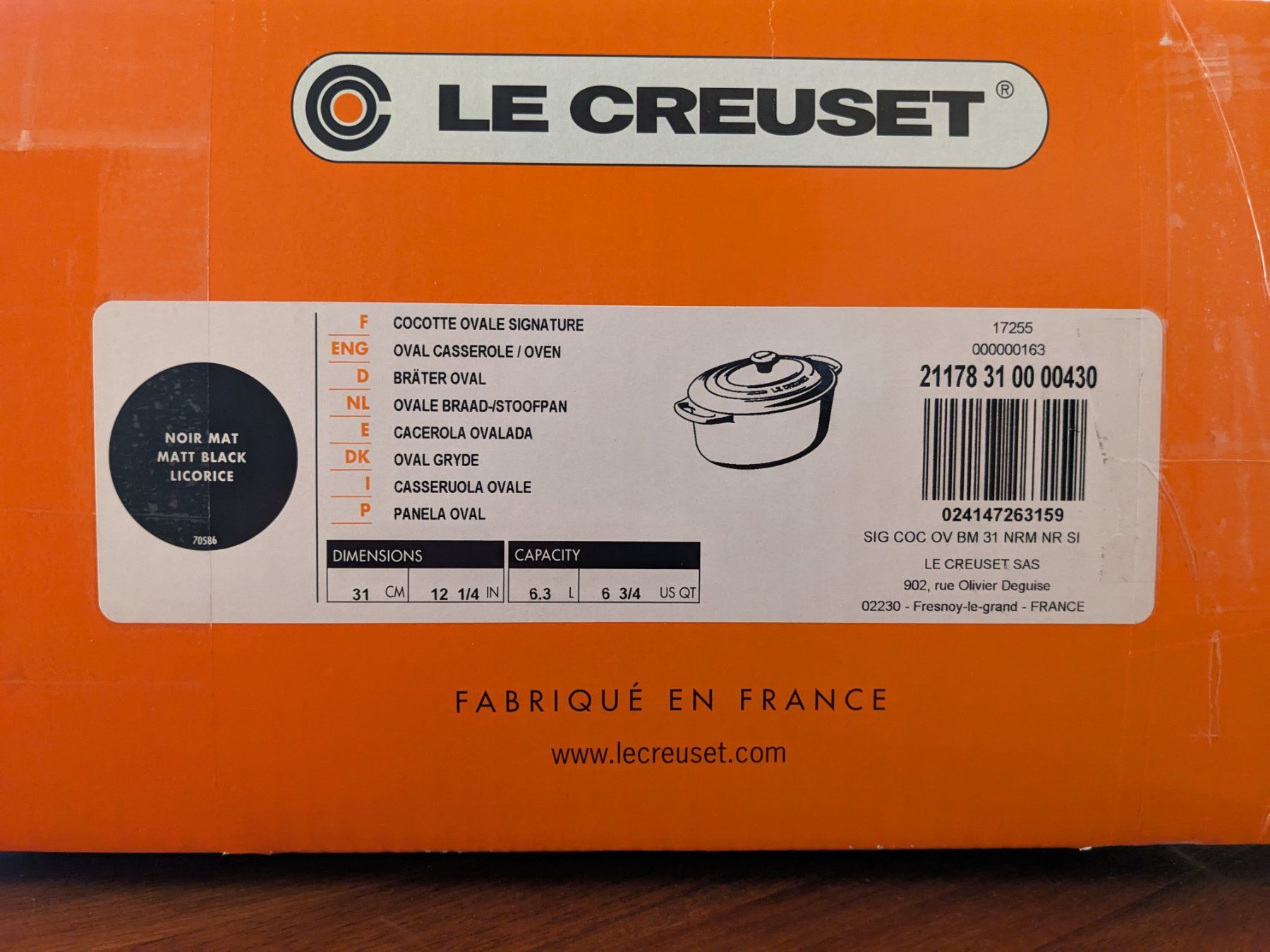 Le Creuset Pentole: Le Creuset Bräter - Gusseisen Oval – Usato da Liebefeld venduto da Wiedmer 5