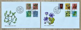 FDC Pro Juventute 1974 und 1975