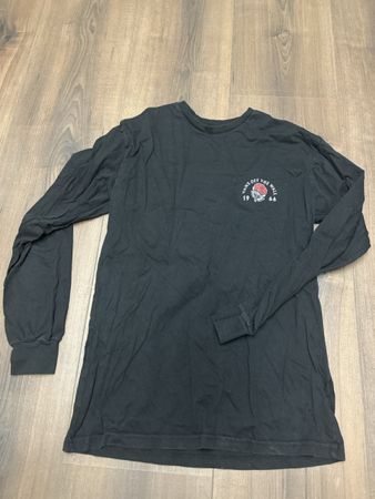 Vans Langarmshirt schwarz Rose Print Grösse M