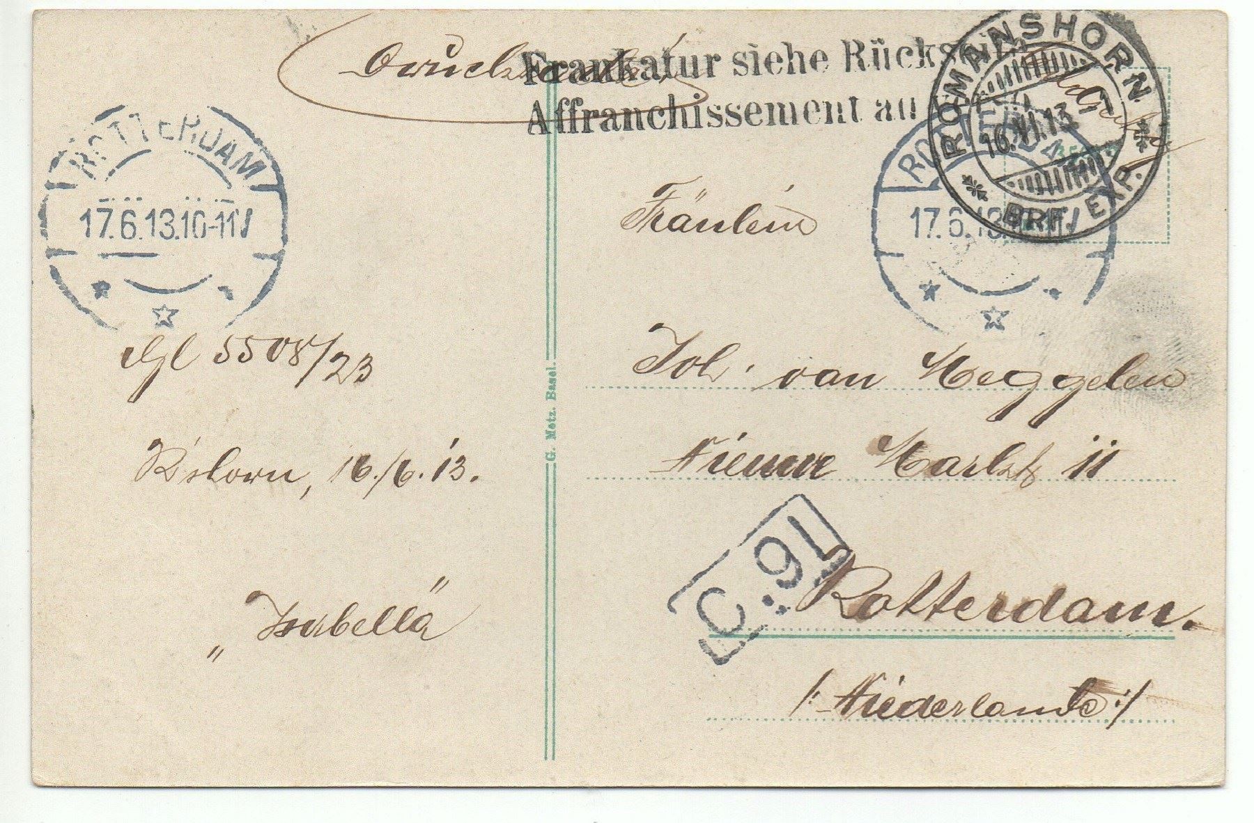 Cartoline postali: ROMANSHORN – Usato da Jona venduto da philajona 1