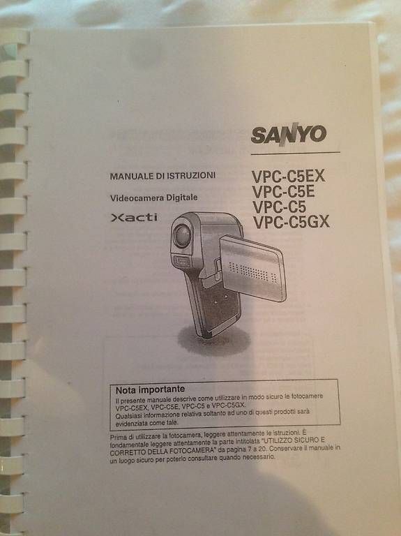 Videocamere: videocamera SANYO XACTI Digitale – Usato da Agno venduto da MarcoC010203 3