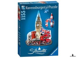 Silhouette Puzzle Big Ben London (16155)