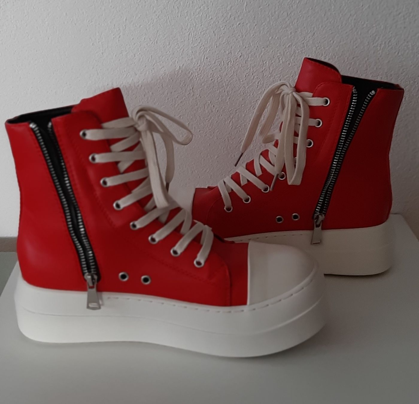 Scarpe da donna: Rote  Plateau Sneaker Gr. 40 – Nuovo (secondo la descrizione) da Uster venduto da kgw78 7