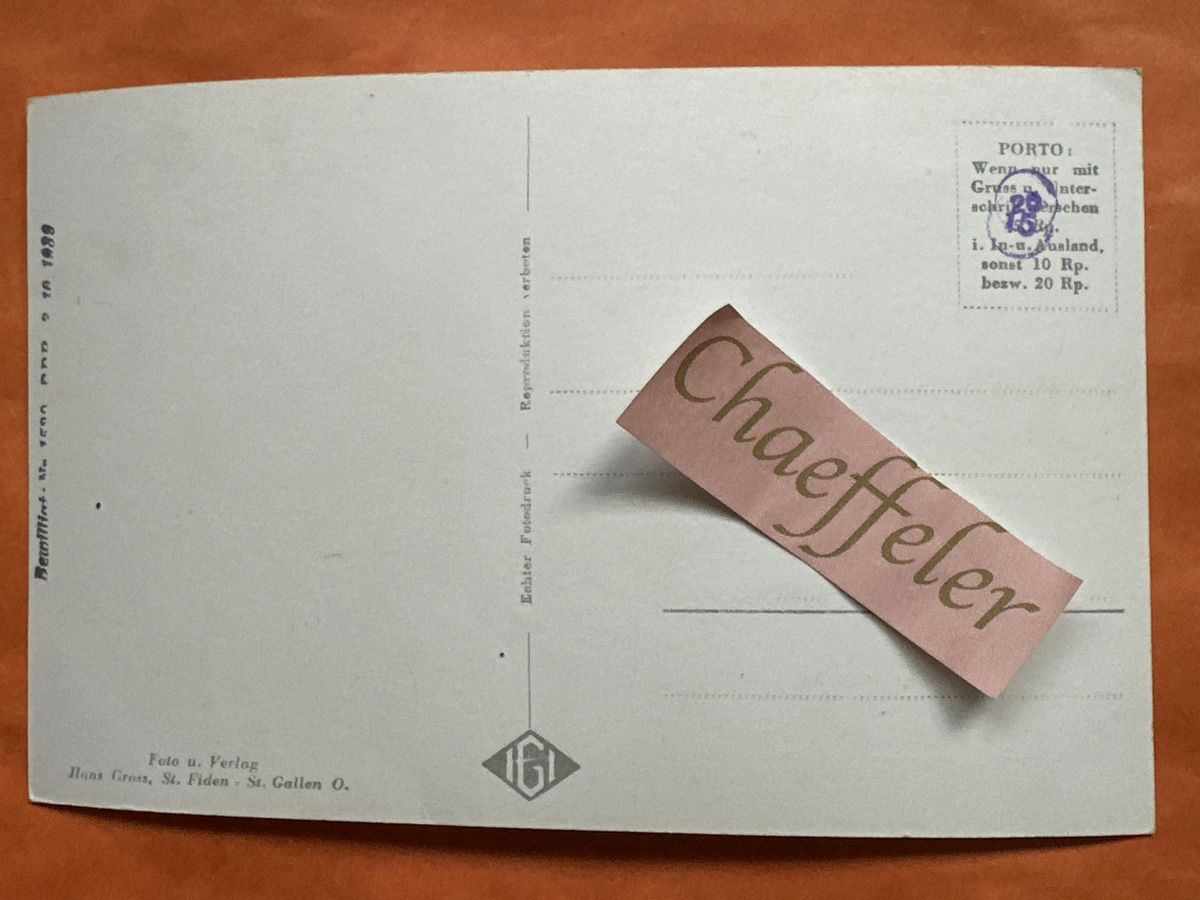 Cartoline postali: 7241 Ermatingen a. B'see ungelaufen – Usato da Zürich venduto da Chaeffeler 1