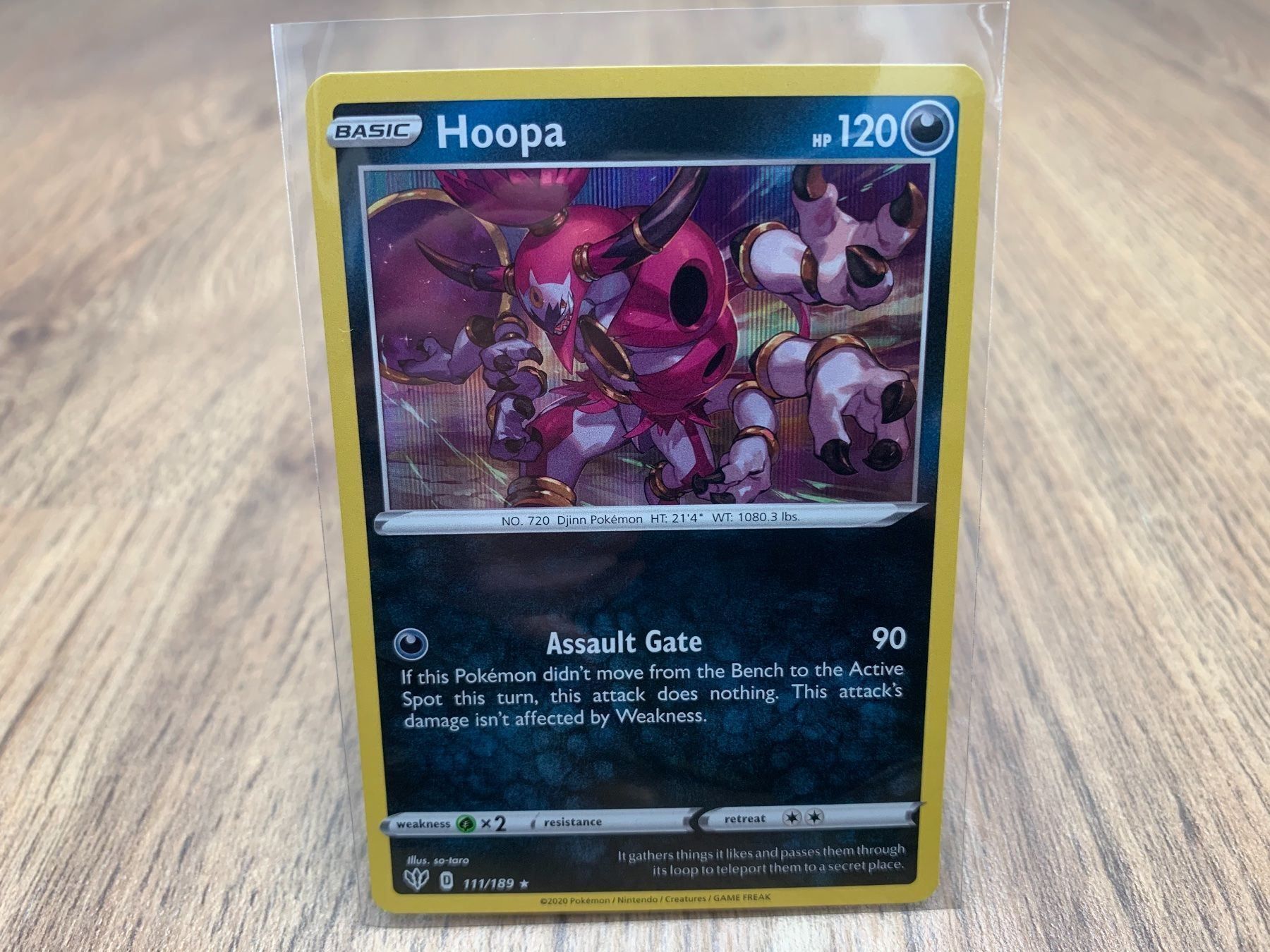 Pokémon Carte collezionabili: Pokemon Darkness Ablaze Hoopa 111/189 – Usato da Hallau venduto da R.R.91
