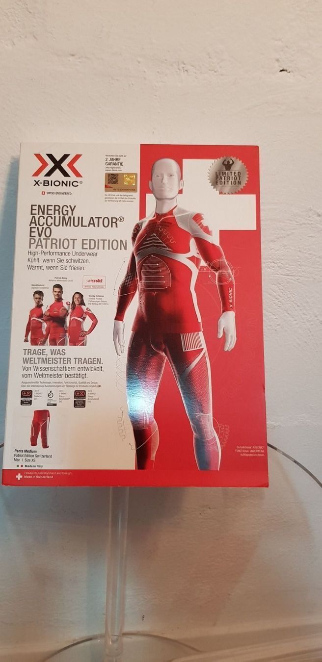 X-bionic Biancheria intima: FUNKTIONUNTERWÄSCHE X-BIONIC PATRIOT XS – Nuovo e nell'imballaggio originale da Kilchberg ZH venduto da boanse 4