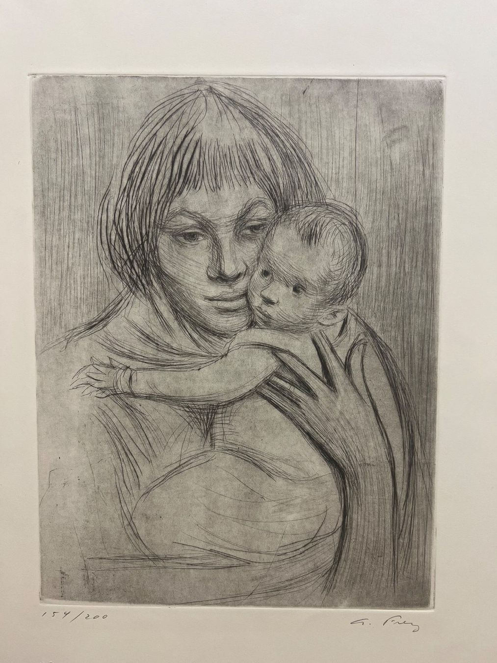 Grafica & Litografie: August Frey  (1912 - 1998), Handsigniert – Nuovo (secondo la descrizione) da Brüttisellen venduto da Betty_1972
