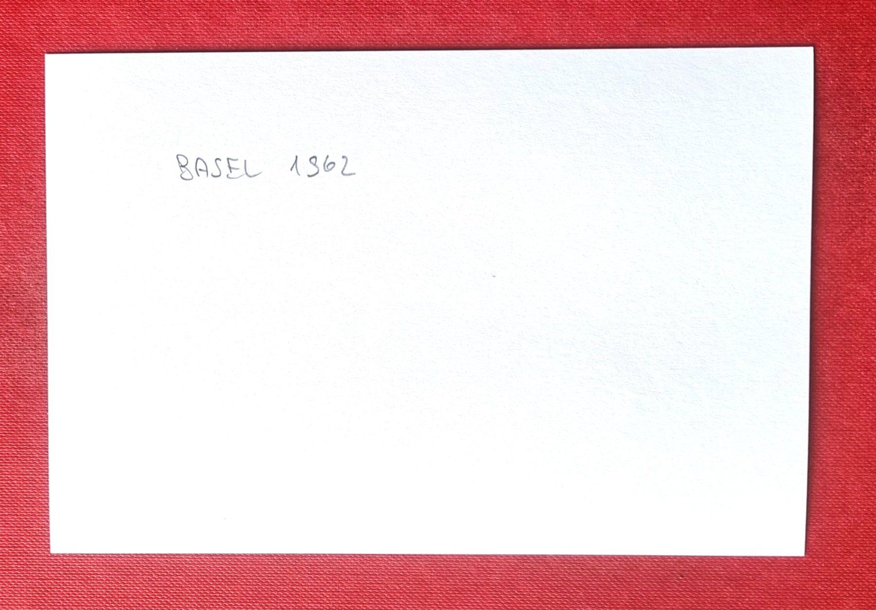 Cartoline postali: Basel - Tram BVB -  Extrawagen No 601  - Depot - 1962 – Usato da Rothrist venduto da RROENK 1