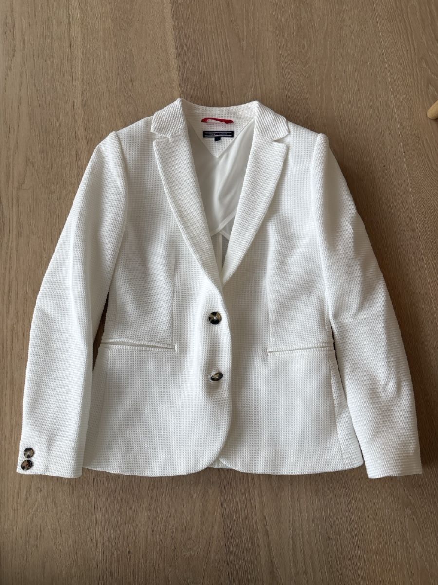 Tommy Hilfiger Giacche: Weisser Tommy Hilfiger Blazer, Gr. 36 – Usato da Schönenberg ZH venduto da CorsoBaccarini
