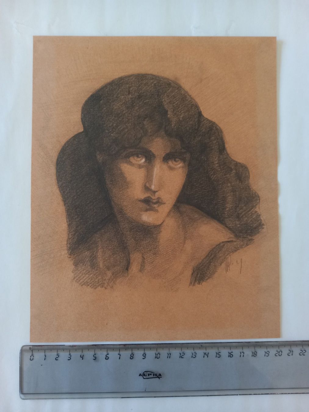 Gemälde: Frauenportrait von Willy Roth – Gebraucht aus Binningen von trovata 3