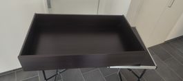 IKEA PAX Schublade 100 x 58 cm Schwarzbraun mit Schienen