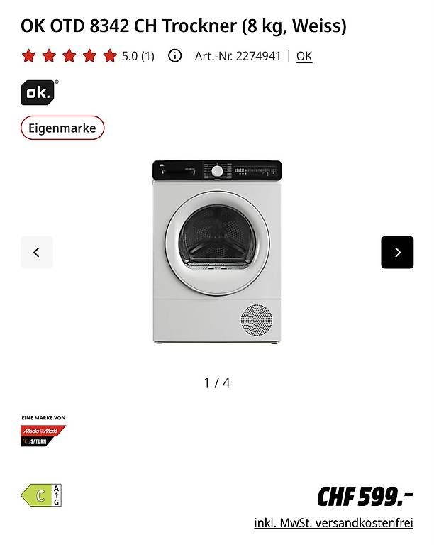 Asciugatrici: Wäschetrockner / Tumbler – Nuovo (secondo la descrizione) da Willisau venduto da SM. 2