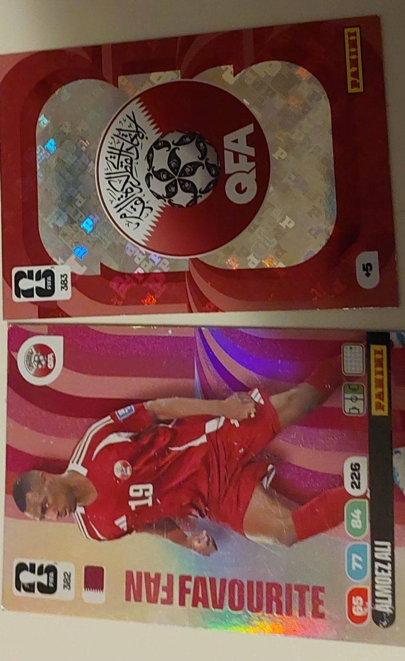Panini Carte collezionabili: Panini 382 Almoes Ali + 383 Qatar – Nuovo (secondo la descrizione) da Lignières venduto da Goatboy