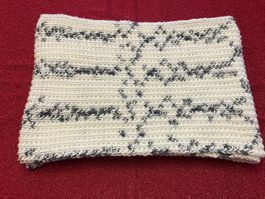 Handgestrickter LUXUS-Schal mit Seide und Kaschmir NEU