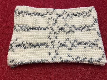Handgestrickter LUXUS-Schal mit Seide und Kaschmir NEU