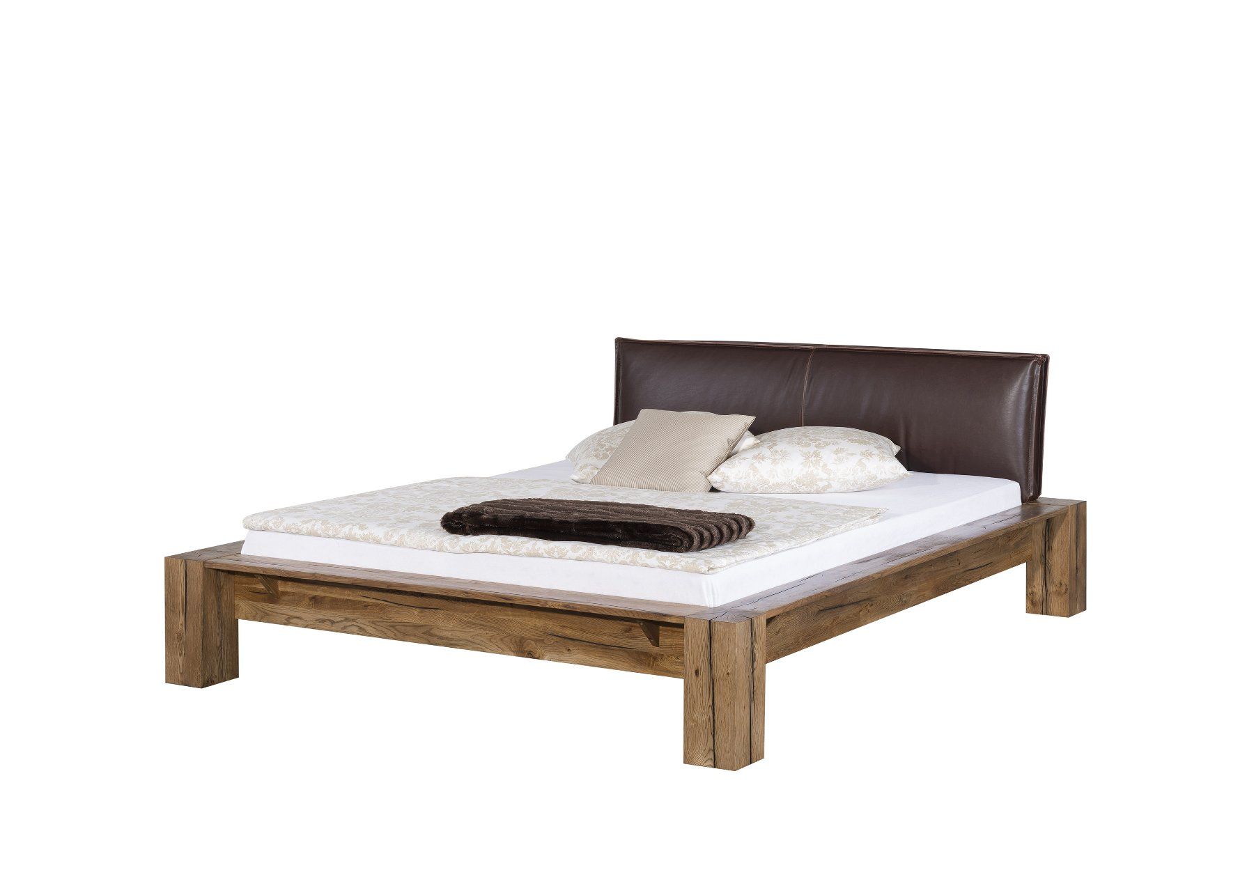 Letti: Sumpfeichen Bett inkl. Lattenrost +Matratzen – Nuovo e nell'imballaggio originale da Oensingen venduto da directshop24 2