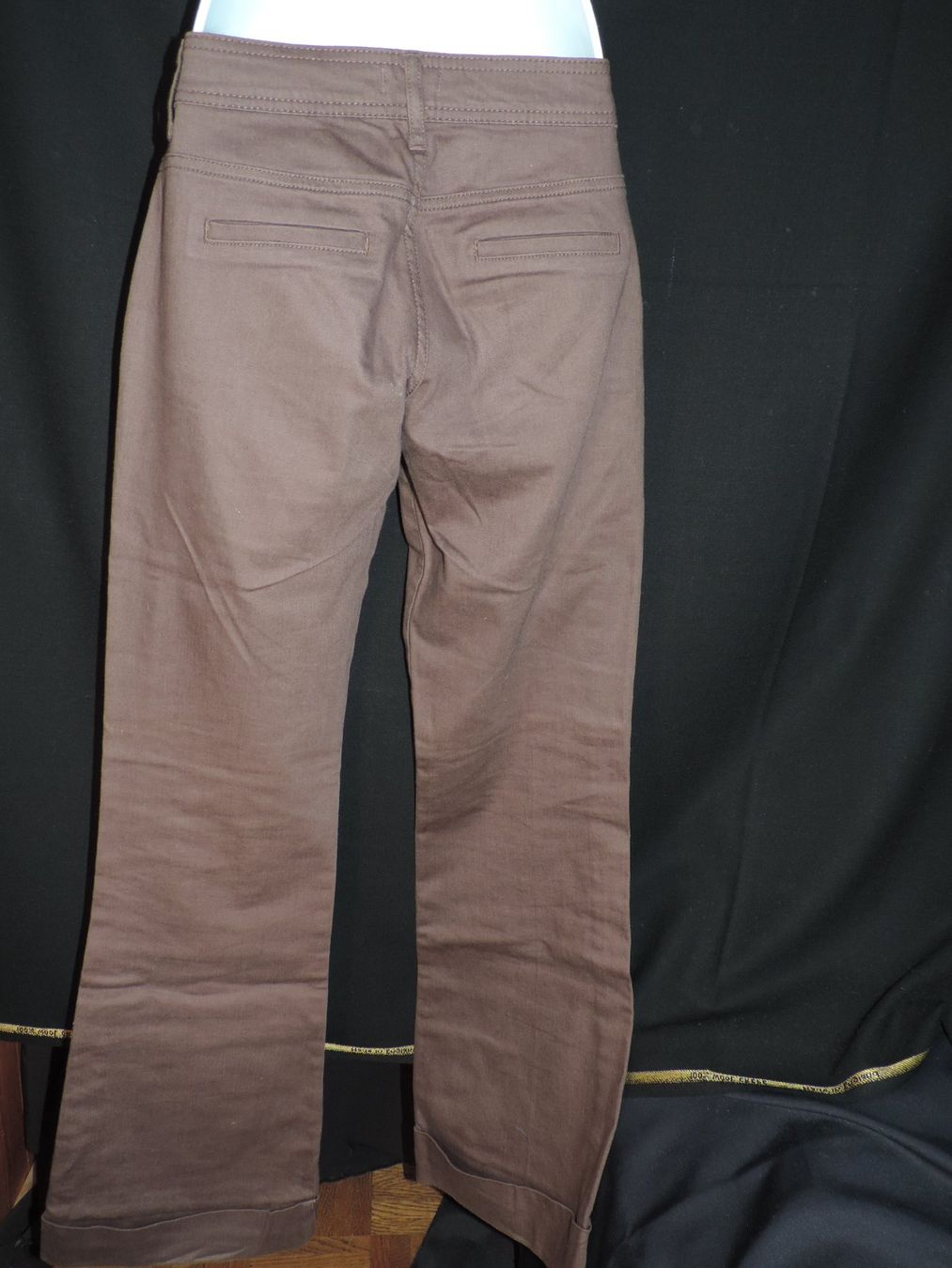 Pantaloni: pantalon patte d'éph brun – Usato da Genève venduto da Axelle333 8