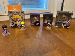 5x Naruto Nendoroid Lot: Kakashi,Itachi,Obito,Naruto, Sasuke