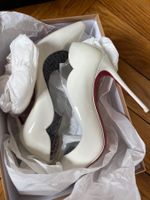 Christian Louboutin Pumps, Gr. 39.5 Weiss - Sommer Sale!