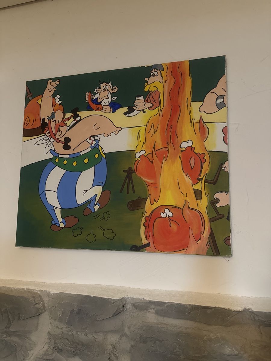 Fumetti: Witziges Asterix & Obelix Gemälde, Acryl auf Leinwand – Usato da Frauenfeld venduto da aluma14