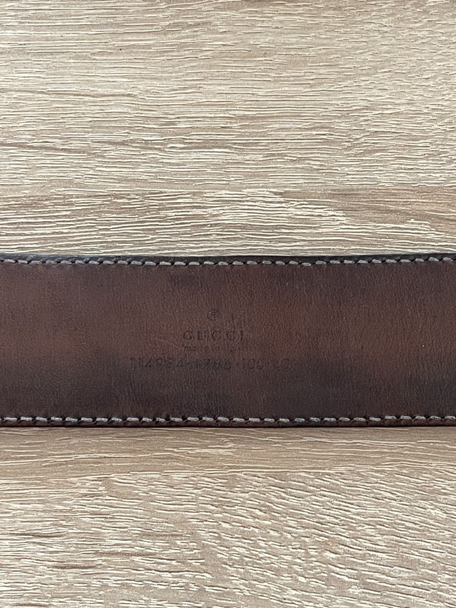 Gucci Cinture: Gucci Ledergürtel mit GG-Schnalle – Usato da Rümlang venduto da ohsnapiiitzme2 2
