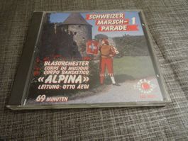 Schweizer Marschparade 1 - CD Blasorchester Alpina Top!