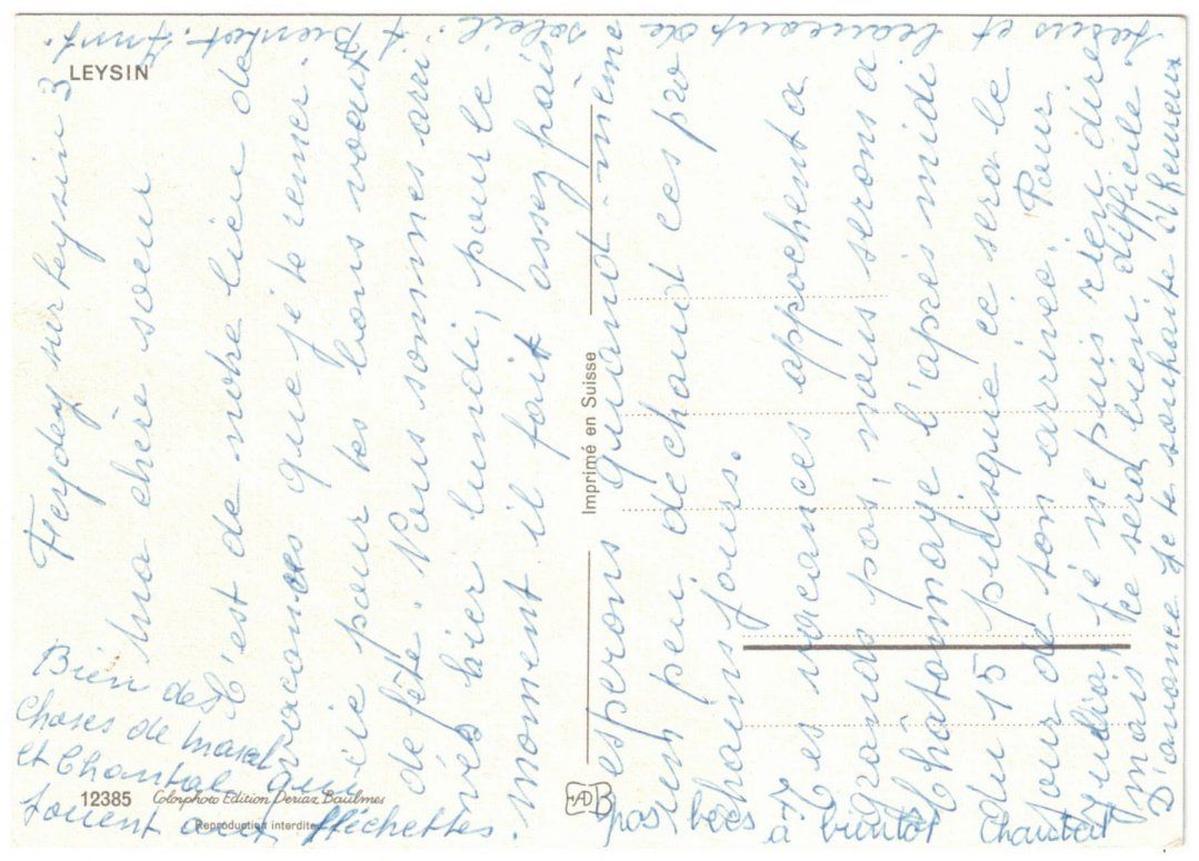 Cartes postales: Leysin - 4 Bild AK – D'occasion à Binningen par Mountainrider 1