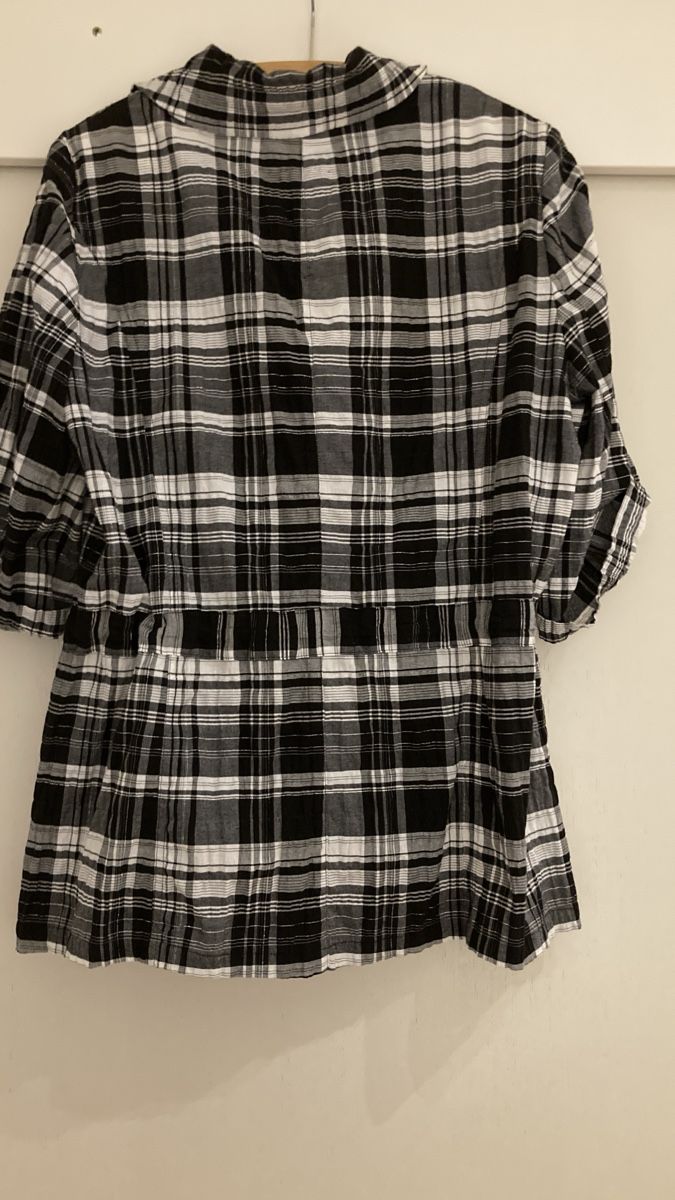 Camicette: Bluse/Jacke Gr. 42,  Creation Leardini, weiss/schwarz – Usato da Reinach BL venduto da santrian 1
