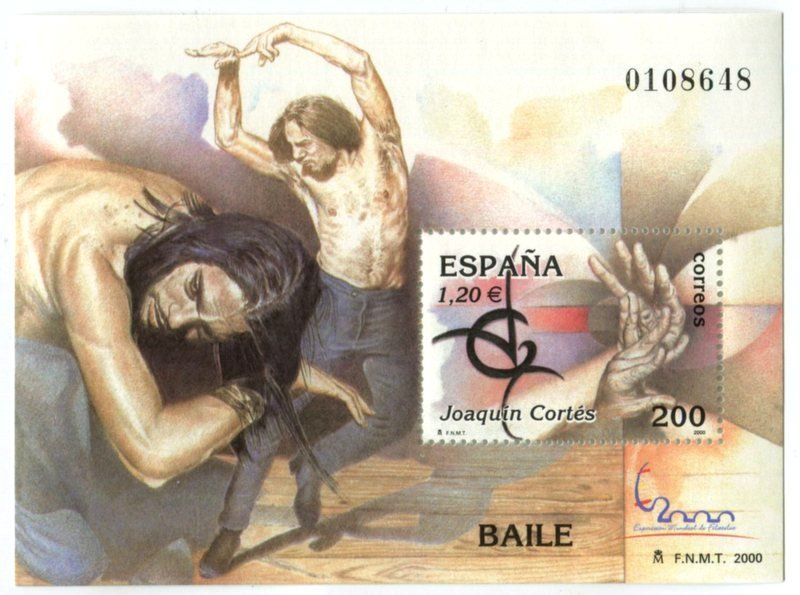 Alle Briefmarken: Block "Flamenco". Spanien. – Neu und originalverpackt aus Basel von Butsch5