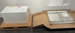 079 Burgbad Badmöbel, weiss, Glasabdeckung, 92cm