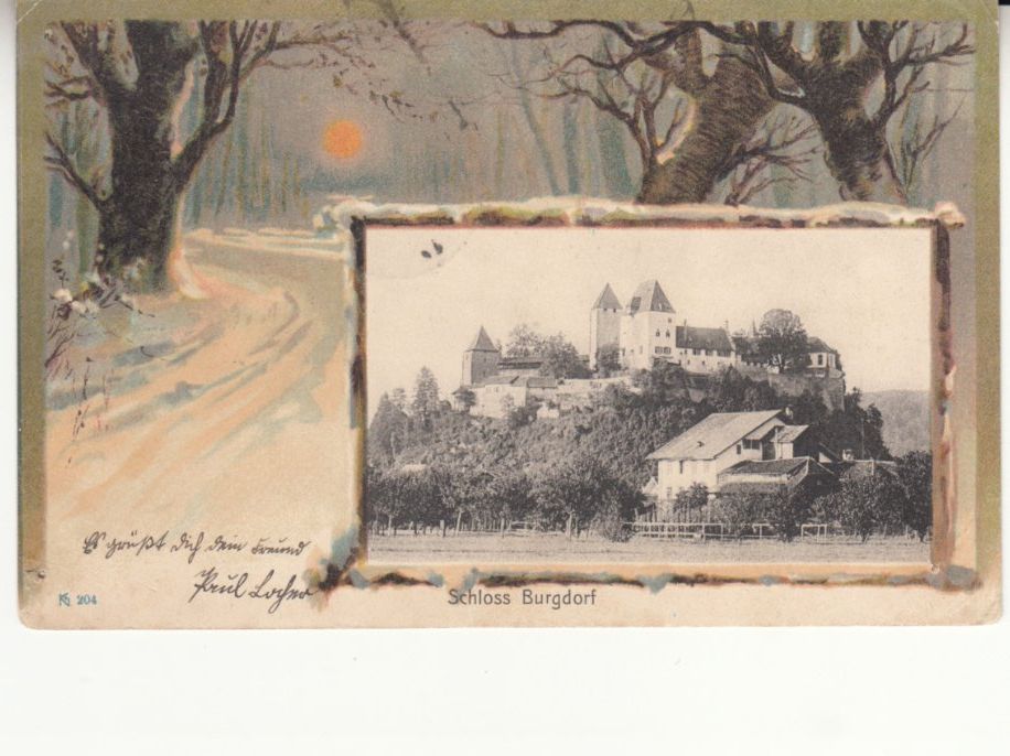 Cartoline postali: Burgdorf 1903 – Usato da Bürglen TG venduto da StampGraf