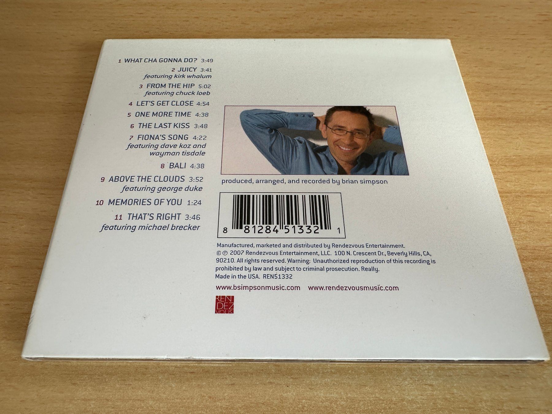 CD: Brian Simpson – Above The Clouds – Usato da Rikon im Tösstal venduto da Alpenmutz 1