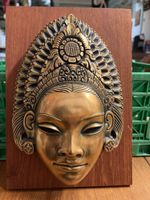 Asiatische Figur  Maske Wanddeko im Ethno-Look(Q)