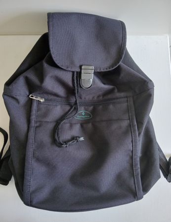 Samsonite Vintage Rucksack 90er Schwarz 42 x 30 cm