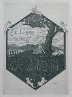 Exlibris Gregor Rabinovitch - Original Radierung 1915