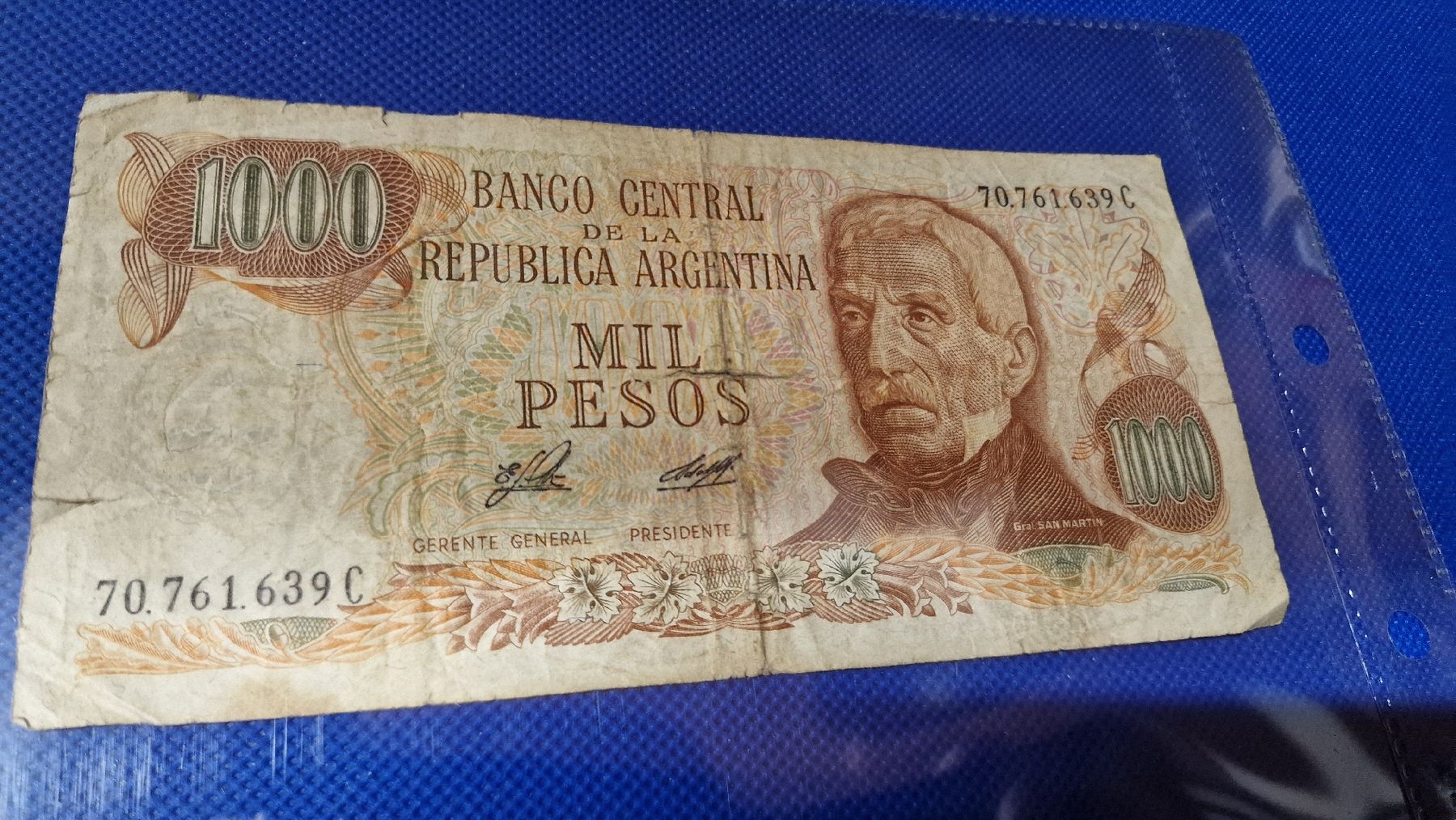 Banconote: Banknote Argentina 1976 – Usato da Herisau venduto da Antiques.AR