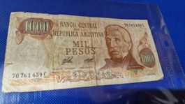 Banknote Argentina 1976
