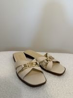 Sandalen Guess beige mit Golddetails neu